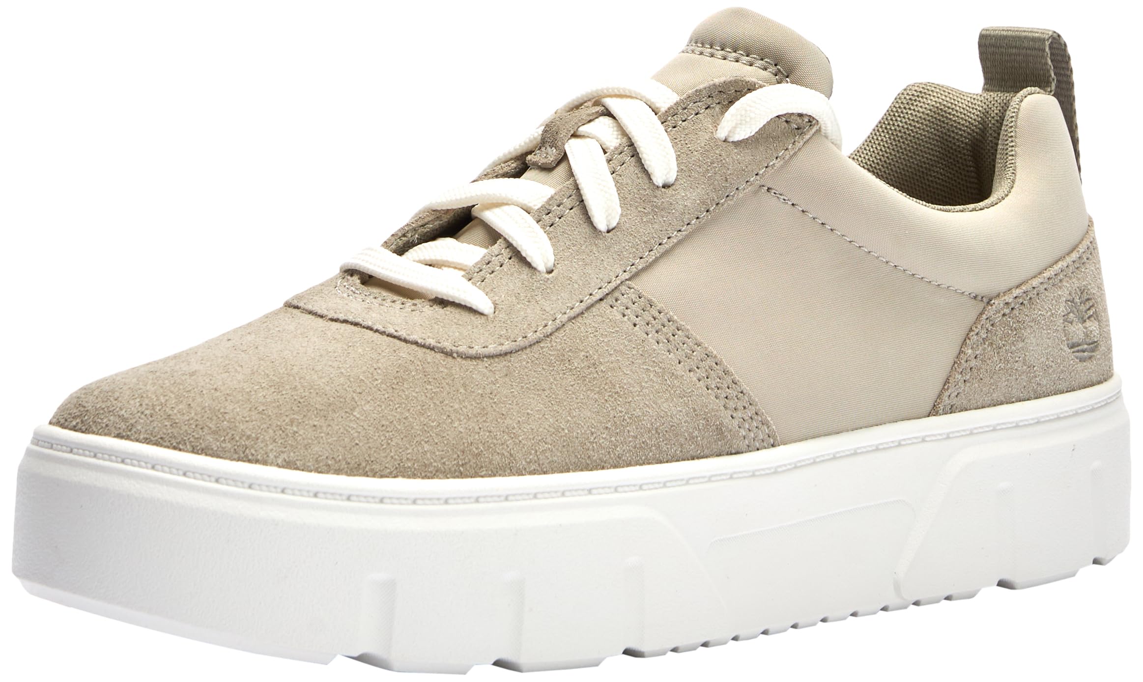 Timberland Women's Laurel Court Low Lace-up Trainers, Lt TPE Suede, 37.5 EU Weit