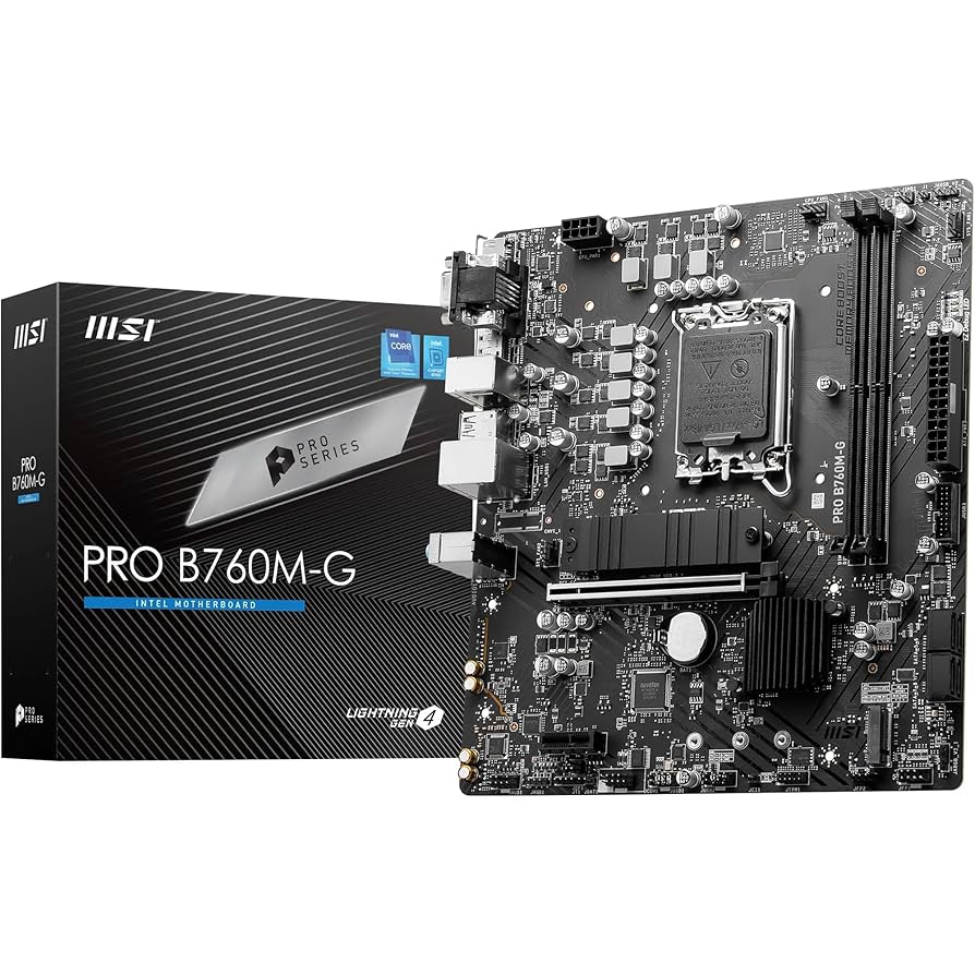 MSI PRO B760M-A DDR4 ⅠI intel12/13/14世代 MSI PRO B760M-A DDR4 ⅠI intel12/13/14世代 PRO B760M-A WIFI DDR4