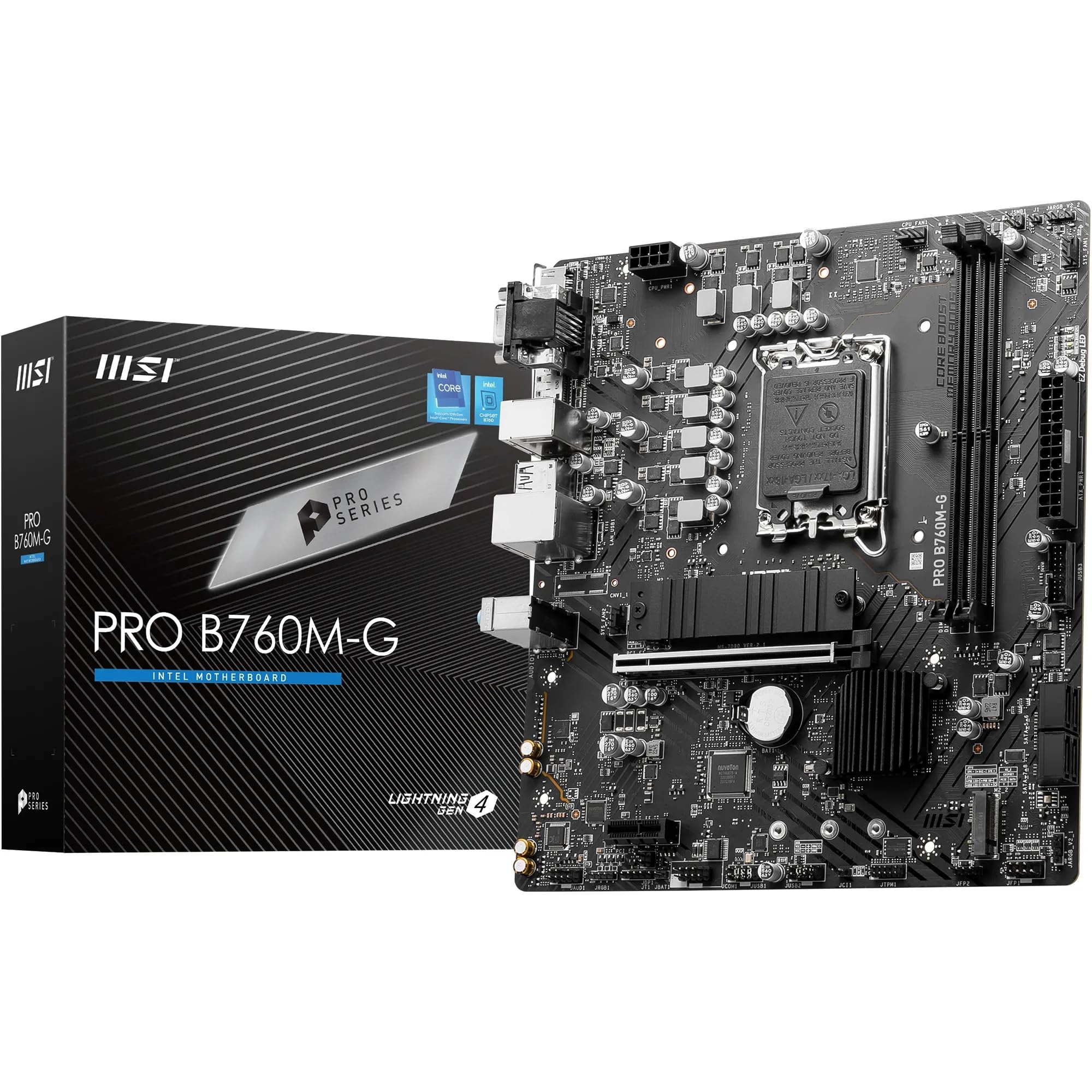 MSI PRO B760M-A DDR4 とAMD5600g ジャンク Amazon.com: MSI PRO B760M-G Motherboard, Micro-ATX