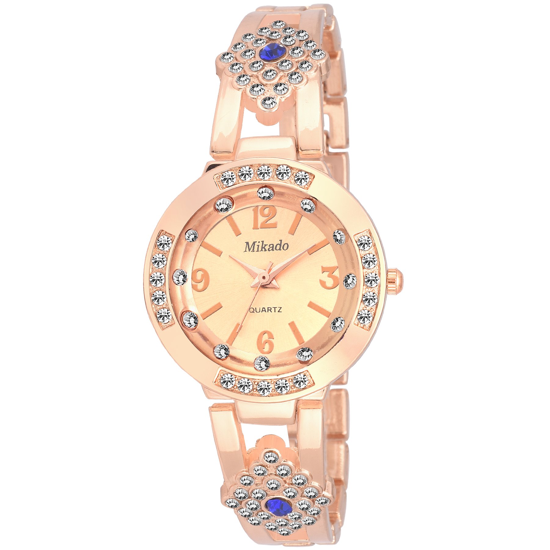 Mikado Casual and Party Wedding Rose Gold Round Analog Watch for Girls and Women (B071HBL5MV) Amazon Price History, Amazon Price Tracker