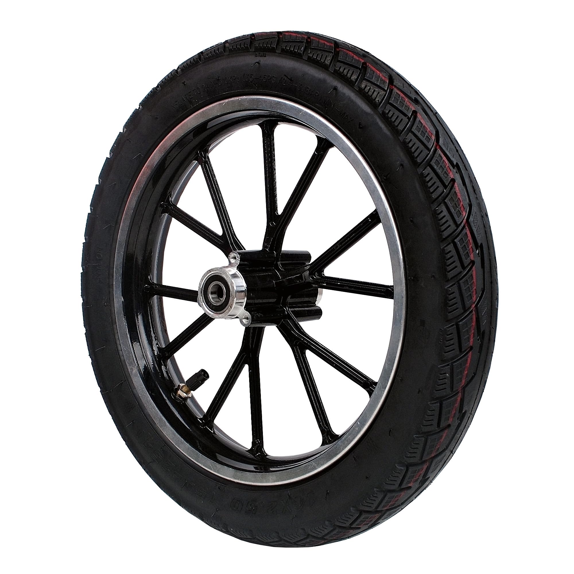 YLQYYH 2.50-10 Rear Wheel Tire Assembly