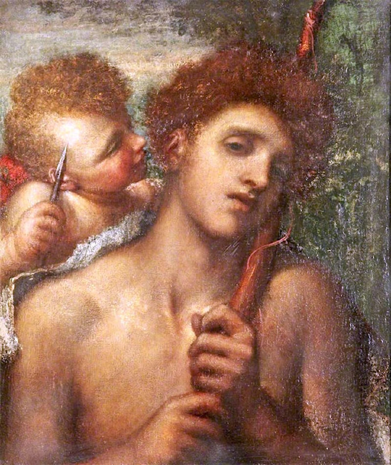 ARTXLXXBN Famous Print Painting Colorful Art Print the First Whisper of Love by George Frederic Watts Canvas Art Decorations for Home Decor 60x90cm