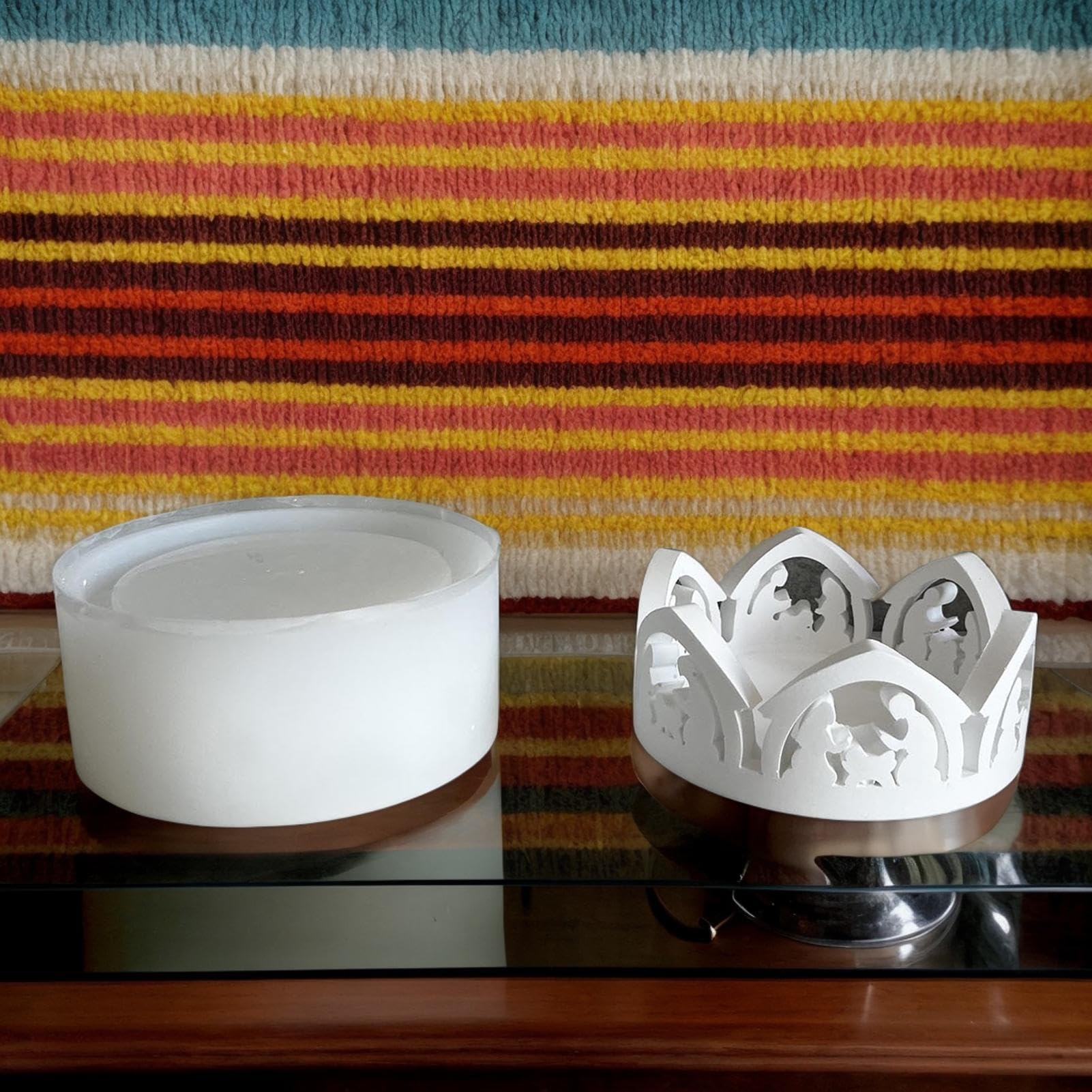 Forma świecznika z żywicy, Forma świecznika z żywicy Elastyczny odlew