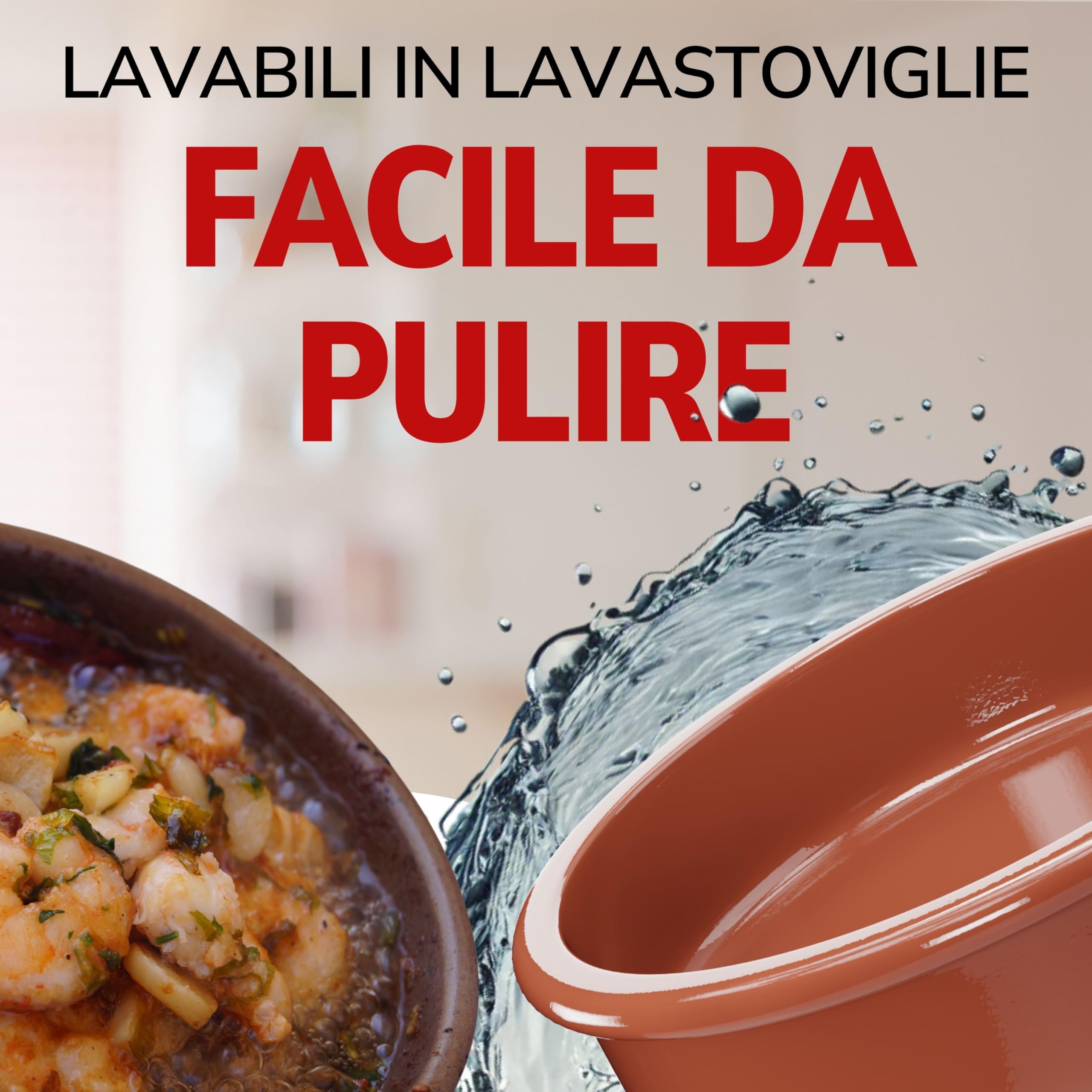 ToCi - Set di 6 scodelle colorate per tapas, in terracotta mediterranea, da dessert, diametro 11,5 cm, prodotto tradizionale della Spagna, 175 ml
