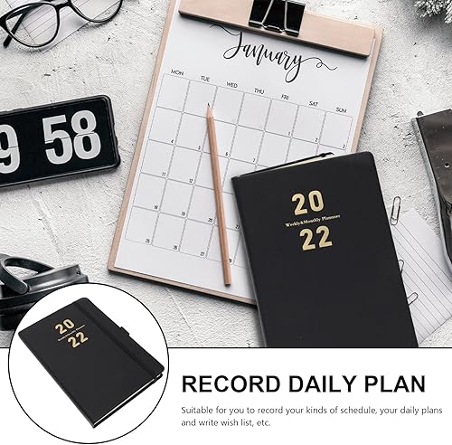 Miniatura 3 de DOITOOL 1Pc 2022 Agenda Book 2022 Daily Planner Agenda Schedule Notepad 2022 Notepad Daily Planner Book writable Calendar Ruled Notebook Journal