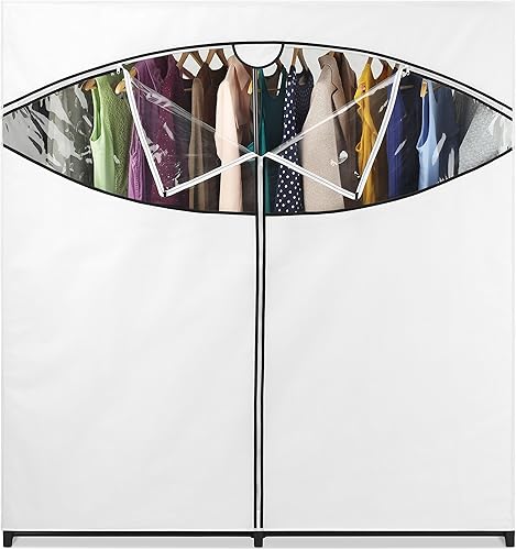 Miniatura 4 de Whitmor Armario extra ancho 60 pulgadas funda blanca