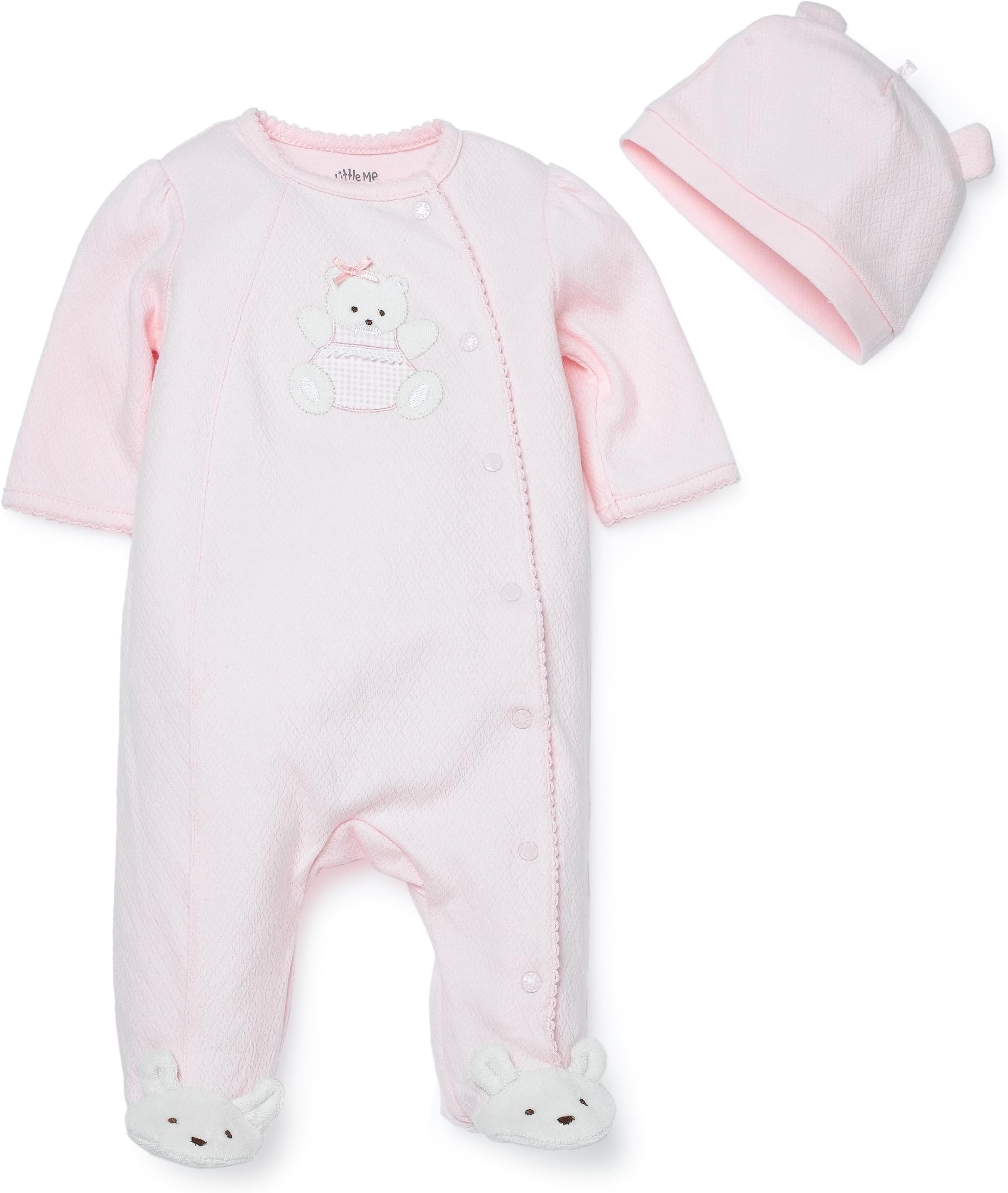 Little Me Bear Layette Set, Pink, Newborn