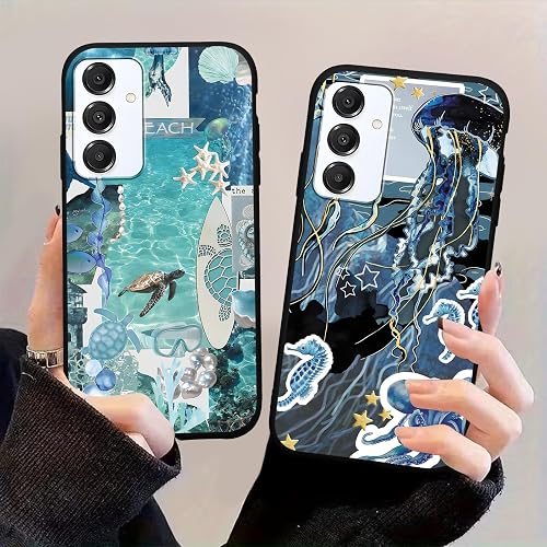 Yomjew 2 Pack Aesthetics Beach Ocean Phone Cases for Samsung Galaxy A16 5G Case 