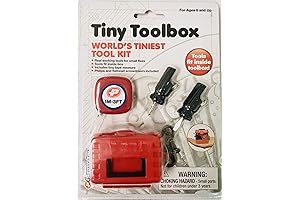 World's Tiniest Toolbox Tool Kit Keychain