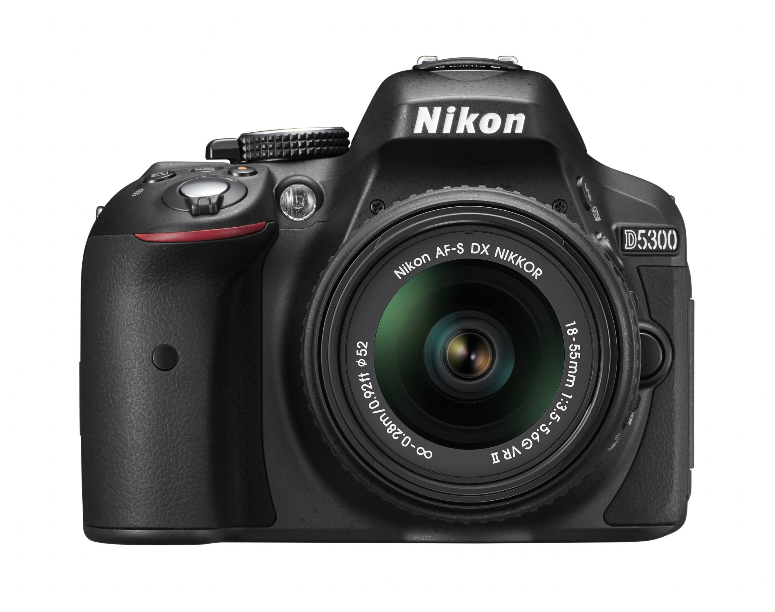 Nikon D5300 e Nikkor 18/55VR NEW Fotocamera Reflex Digitale, 24.1 Megapixel, LCD HD 3" Regolabile, SD 8 GB, 200x Premium Lexar, Nero [Nital card: 4 anni di garanzia]