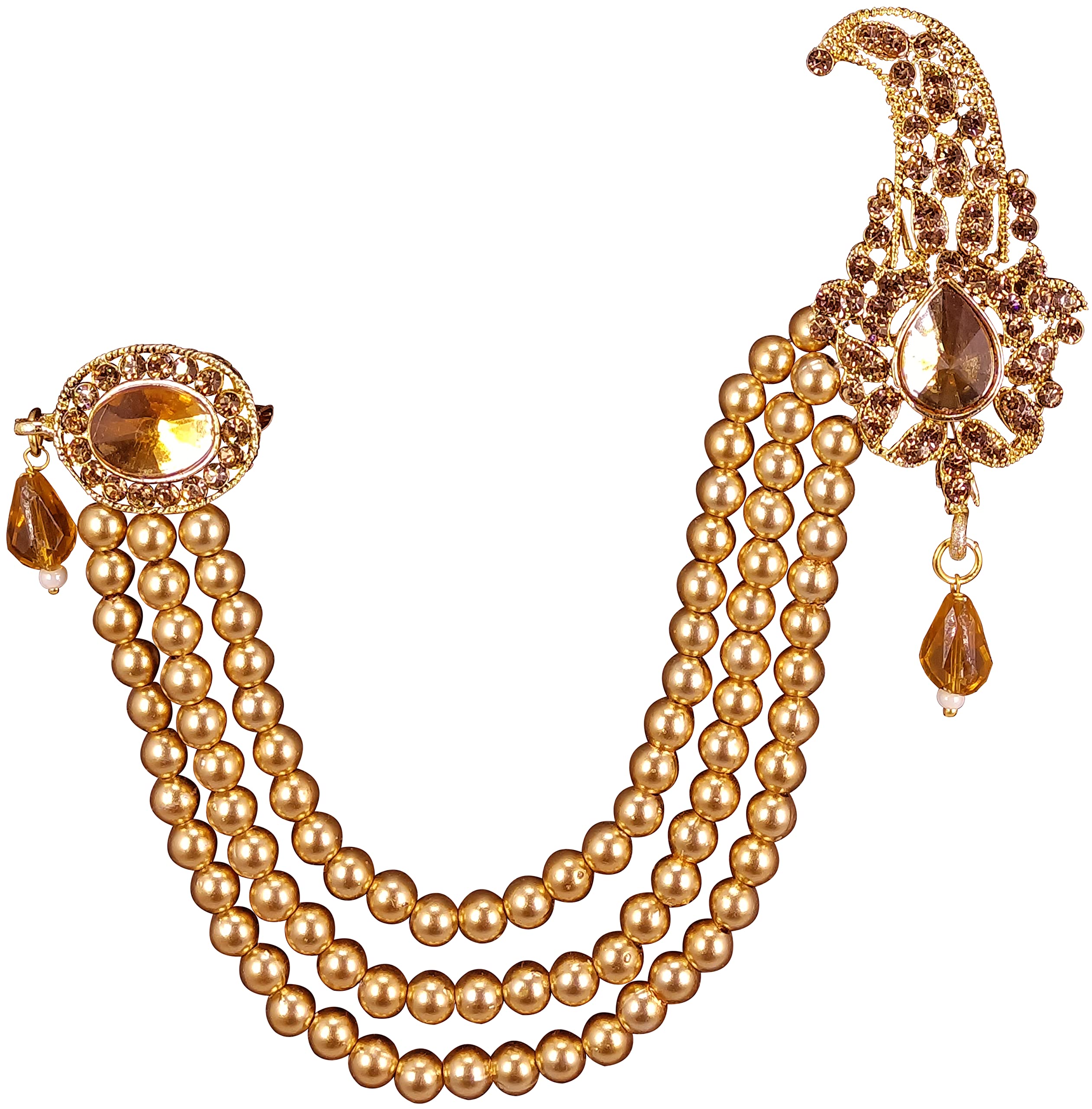 See full amazon price history chart for RAADHE CREATION® Golden Plated Traditional Stone Golden Pearl Classy Safa kalgi For Groom Pagdi Wedding Dulha Accessories RAADHE CREATION® Golden Plated Traditional Stone Golden Pearl Classy Safa kalgi For Groom Pagdi Wedding Dulha Accessories (B09PTM6QXV) Amazon Price History, Amazon Price Tracker