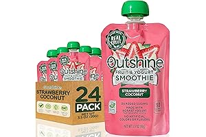 Outshine Strawberry Coconut Yogurt Smoothie Pouches: Perfect for Adults on the Go