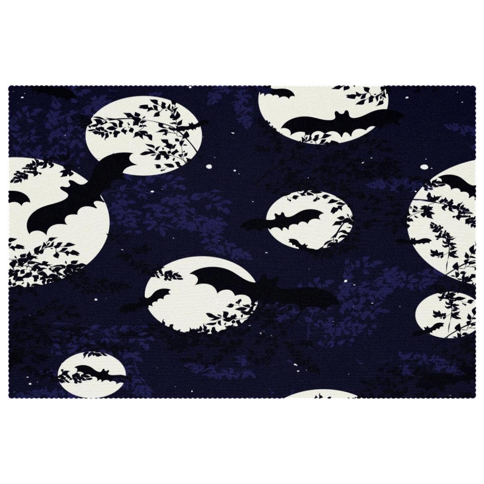 Table tachée à Halloween ? Découvrez le lot de 4 sets en tissu Oxford lavable