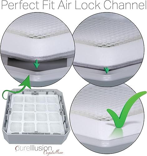 Miniatura 4 de PureIllusion - Prefiltro científicamente probado para purificador de aire de la serie IQAir HealthPro, filtro ultra premium para módulo PreMax,