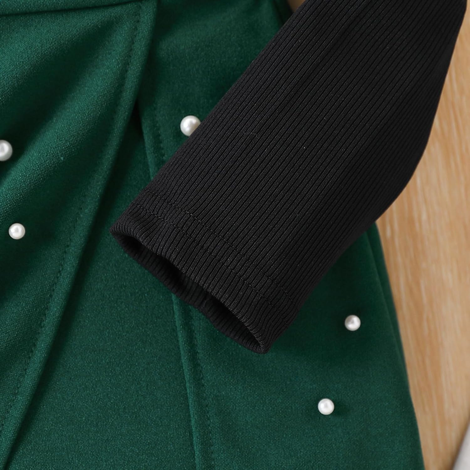 Kids Girls Clothes Fall Ruffle Sleeve Tops Short Skirt Set 2Pcs Outfit - Image 6