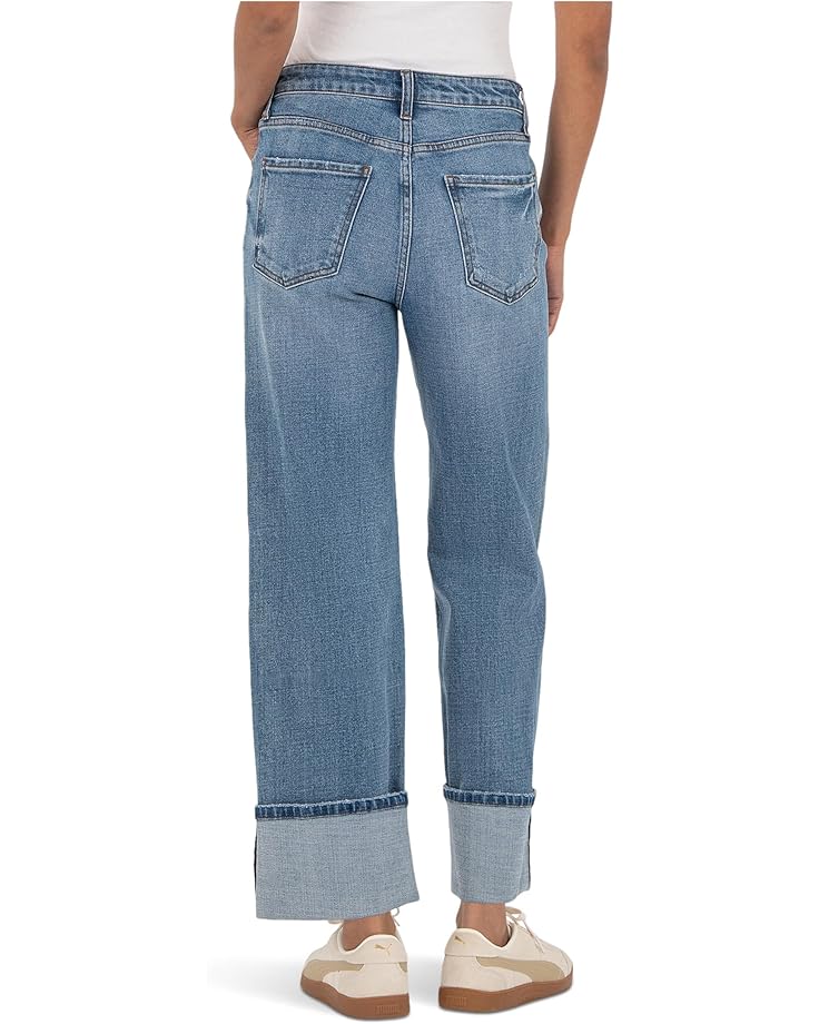 KUT from the Kloth Sienna High Rise Straight Leg-roll Up 5" - #3 of 4