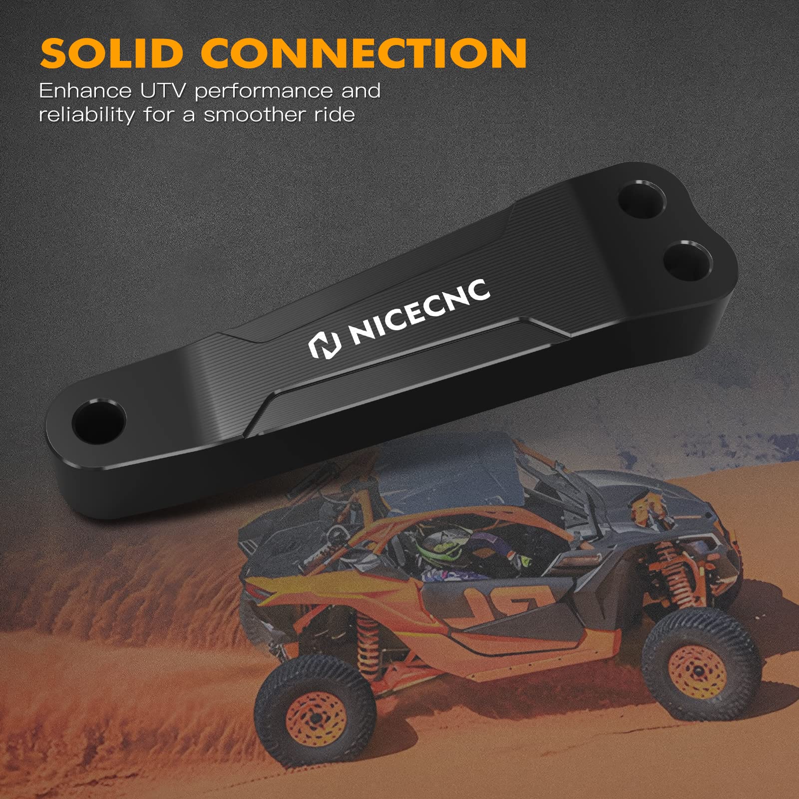 Demi-Pare-brise NICECNC Pour Can-Am Maverick X3 - Polycarbonate 5mm, Revêtement Dur Anti-UV (2017-2024)