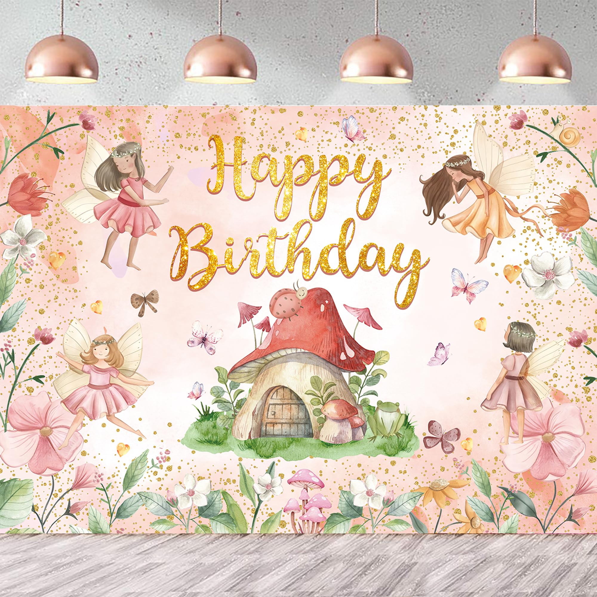 Sfondo Per Feste Compleanno Con Anatra Carina – 1,5×0,9 M, Tema Paperella Rosa Per Primo Compleanno Bambina - 2