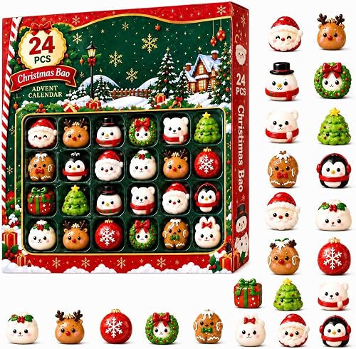 2026 Christmas Squishy Advent Calendar - Mini Dumpling Squis