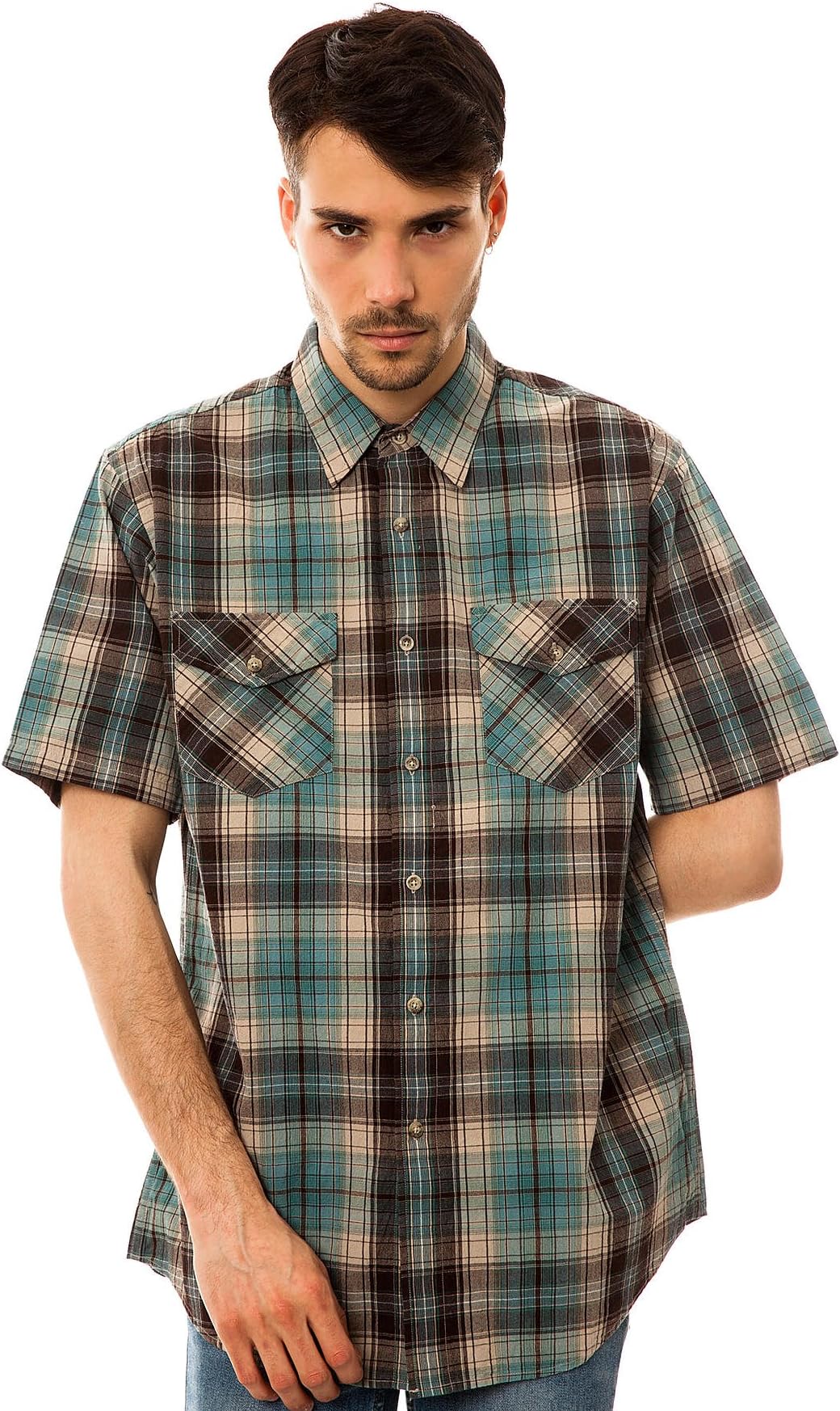 Pendleton Men's Tracker Short Sleeve Button Down Shirt