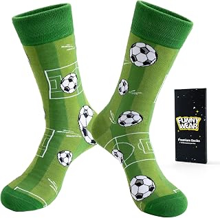 Funny Socks for Men, Crazy Colorful Novelty Fun Cotton Mens Dress Sock 8-12 | Mens Funny Crazy Funky Fun Colorful Pattern Crew Socks for Home & Office, Funny Gift for Birthday, Father's Day, Christmas...