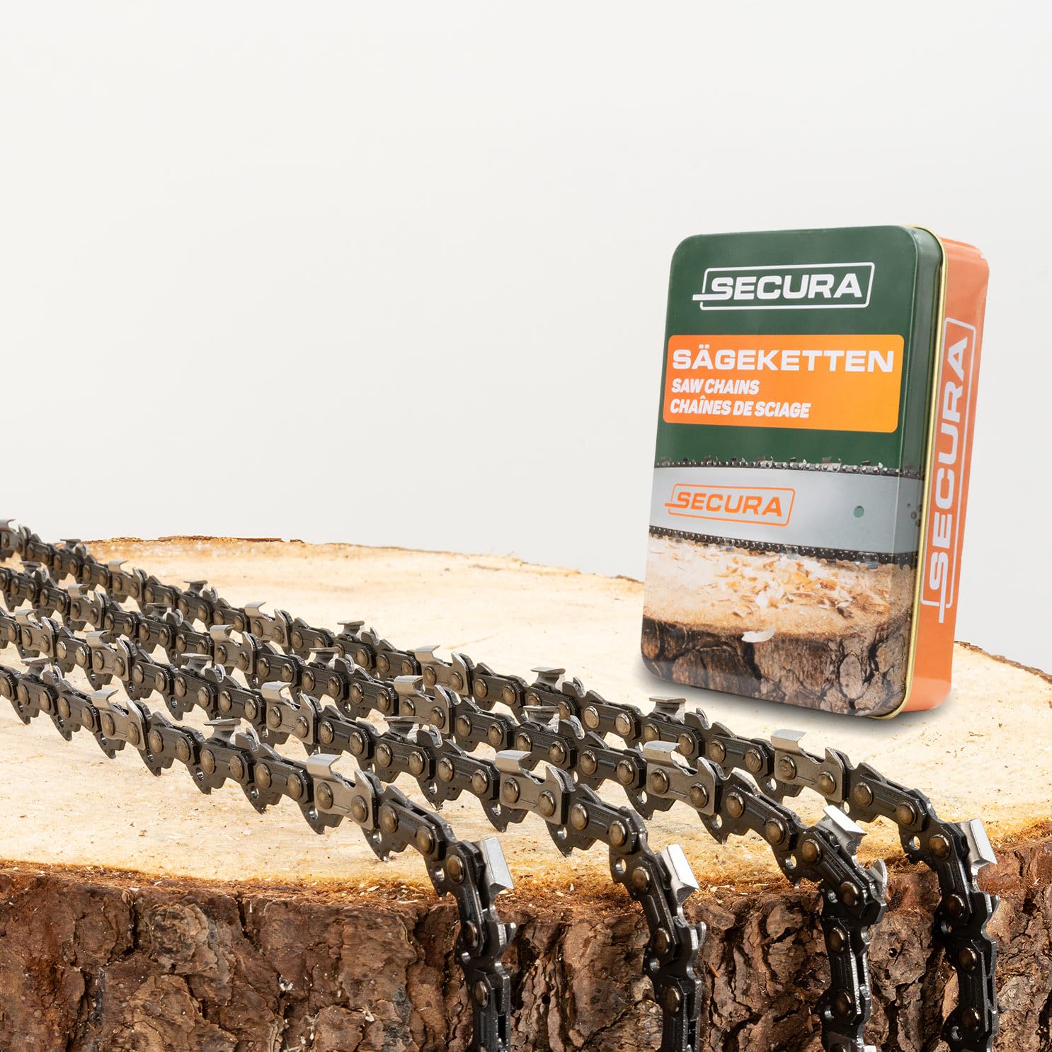 SECURA 4x Sägekette 30cm 1/4 1,1 mm 64 TG kompatibel mit Stihl MSA140 MSA140C B Motorsägen