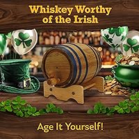 Vista 3 de Barriles Red Head - Barriles de roble premium de 5 L para envejecer whisky, vino, ron, scotch y más, ideal para barril de whisky o barril de vino