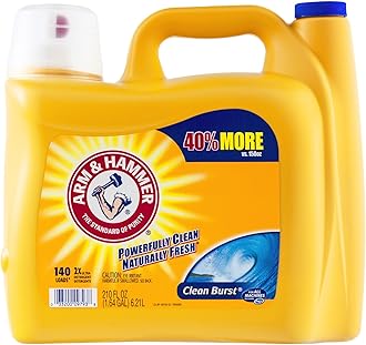 ARM & HAMMER Clean Burst, 140 Loads Liquid Laundry Detergent, 210 Fl oz
