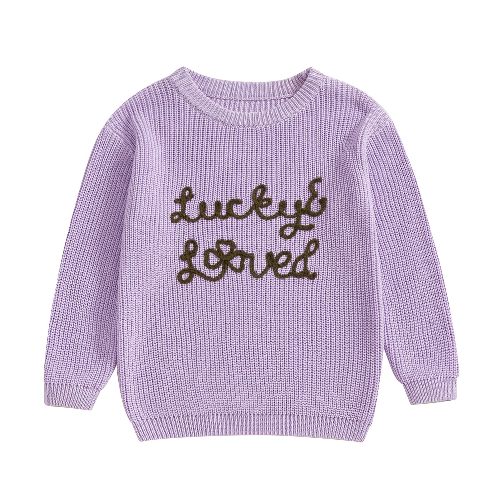 LSFYSZD Toddler Baby Girls Boys Halloween Pumpkin Sweaters Long Sleeve Crew Neck Winter Warm Knitwear Pullover Jumpers Top — view 127