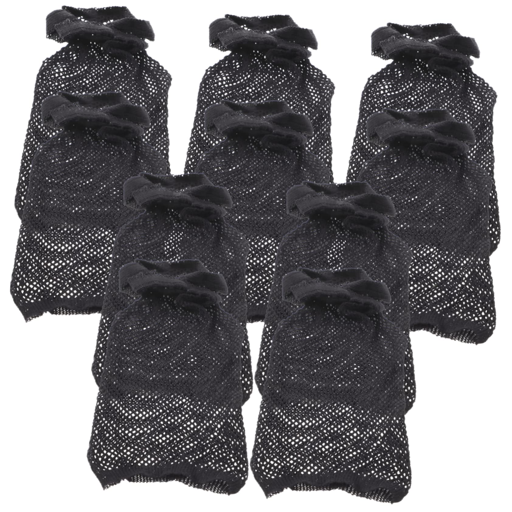 SHERCHPRY 10Pcs Mesh Wig Caps for Women Stretchy Weaving Hair Nets Lightweight Elastic Dome Caps for Wig Making Invisible Design for Long Thick Hair for Outdoor Activities