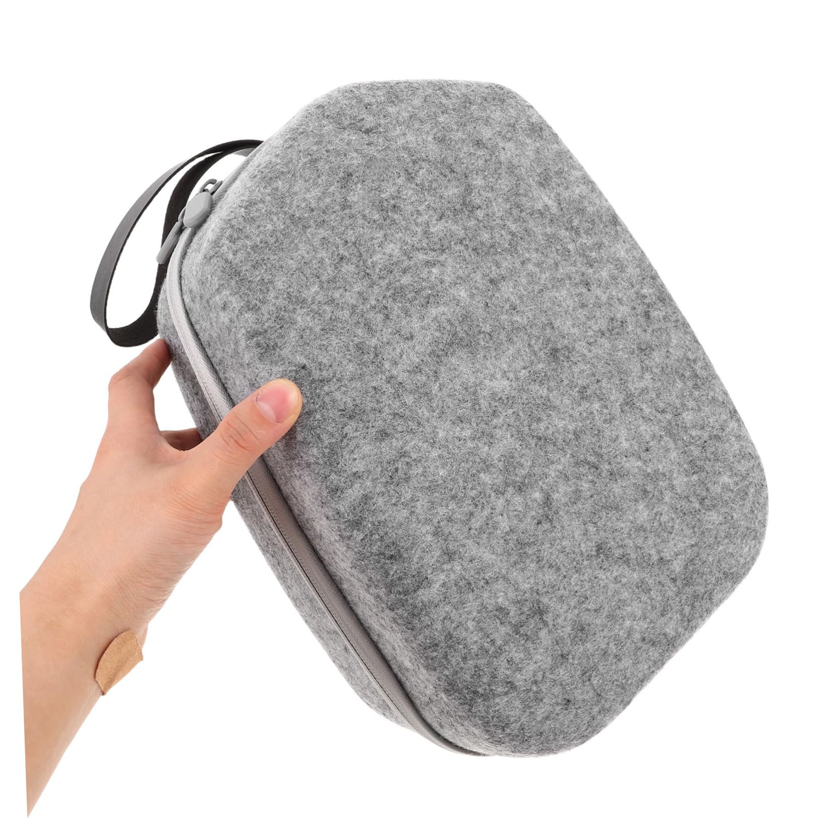 Custodia per Occhiali da Vista in Feltro con Manico Borsa Protettiva Antiurto per Vr Borsa da Viaggio Portatile Storage Borse per Piccoli Oggetti