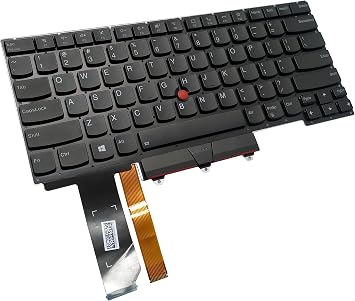 Laptop Keyboard Compatible for Lenovo ThinkPad E14 GEN 1 SN20U63691 E14 GEN 2 20T6 20T7 20TA 20TB US Layout E14 GEN 2 Backlit