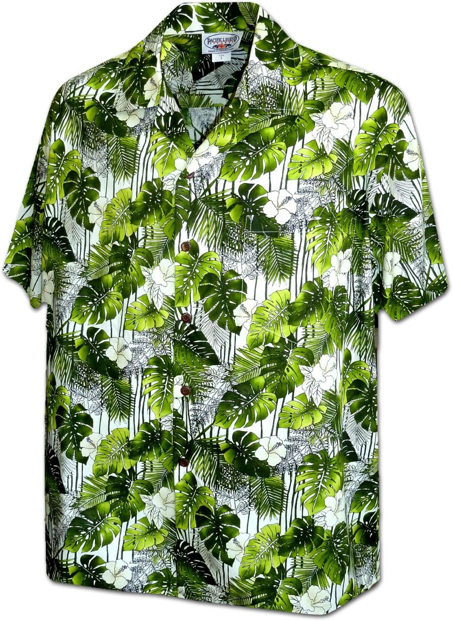 Monstera Garden Mens Aloha Shirt