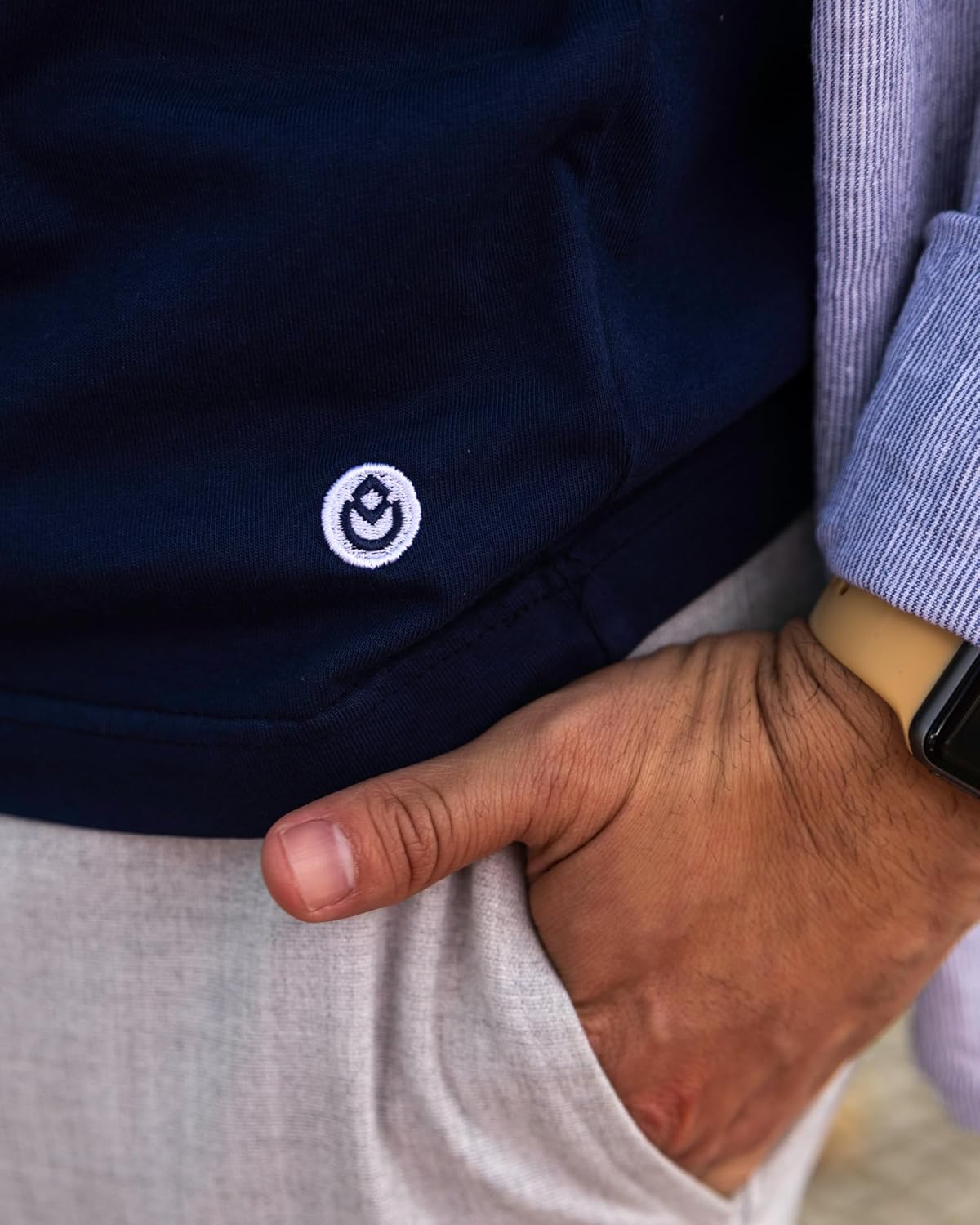 Hikari Mens T Shirts – 100% Organic Cotton Crew Neck Tee, Soft Breathable Short Sleeve, Regular Fit Shirts for Men