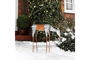 Alpine Corporation, Rustic Outdoor Grazing Reindeer Christmas Decoration