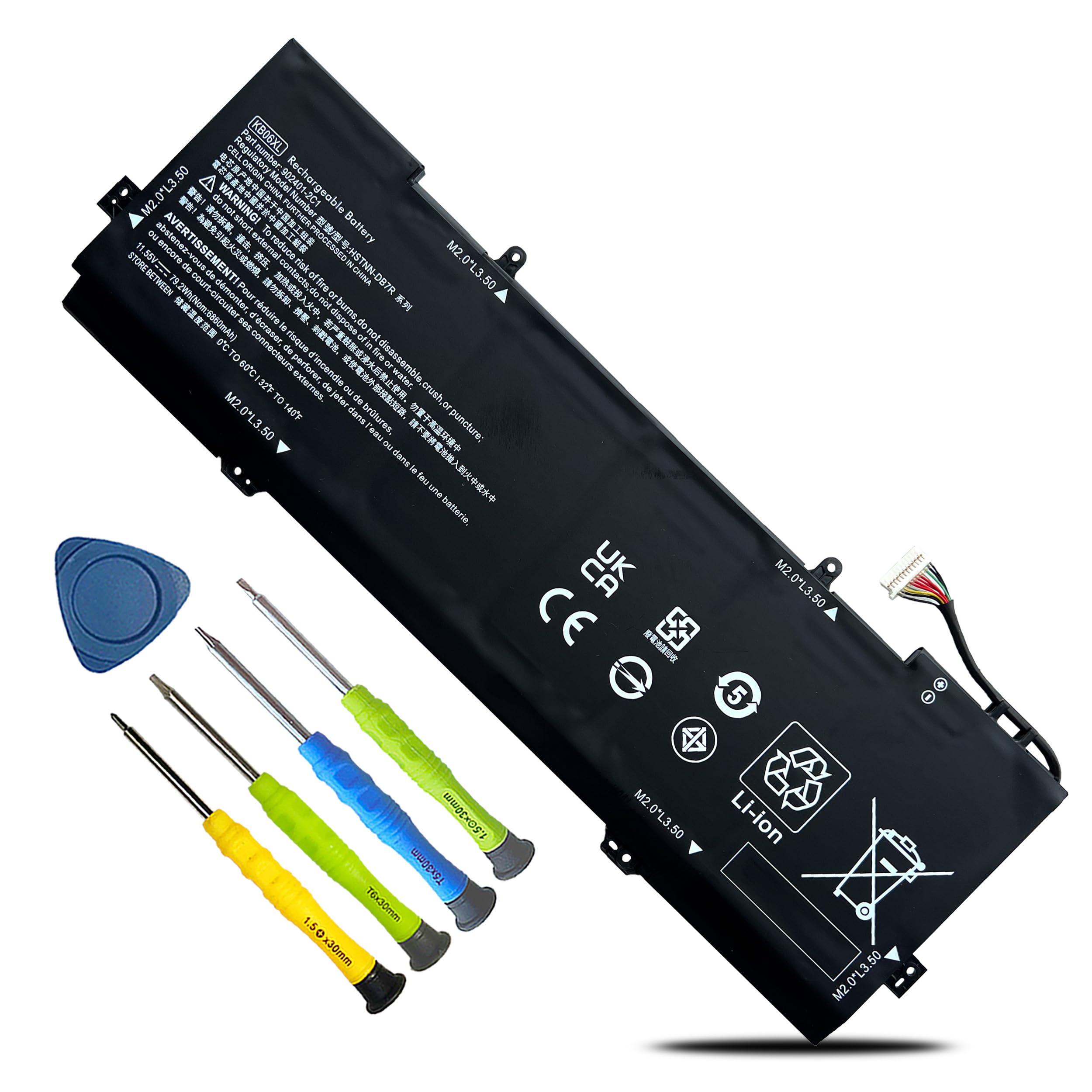 Amazon.com: KB06XL 902499-855 Battery Replacement for HP Spectre