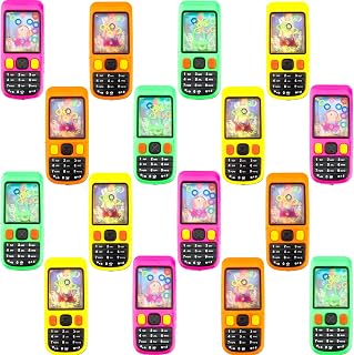 16 Pieces Cellphone Water Ring Game Colorful Handheld Water Games Water Ring Toss Handheld Game Ring Toss Puzzle Machine Toy Gift for Kids Children Early Education