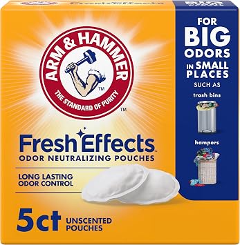 ARM & HAMMER Fresh Effects Odor Neutralizing Baking Soda Pouches, 5 Count