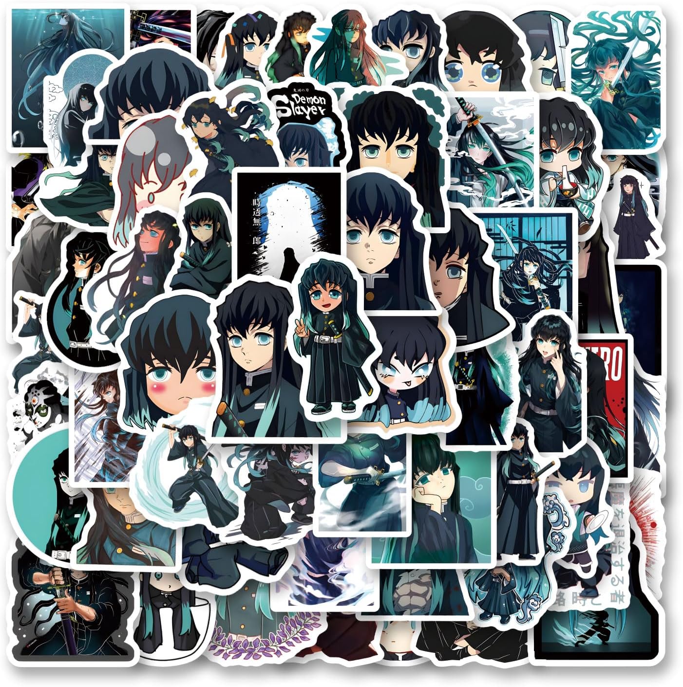 64pcs Japanese Anime Game Romantic Aesthetics Retro Funny Stickers Pop Kawaii Pack | Vsco Funny Cool Deacls Graffiti Stickers Vinyl for Water Bottle Skateboard Luggage Laptop - Image 2