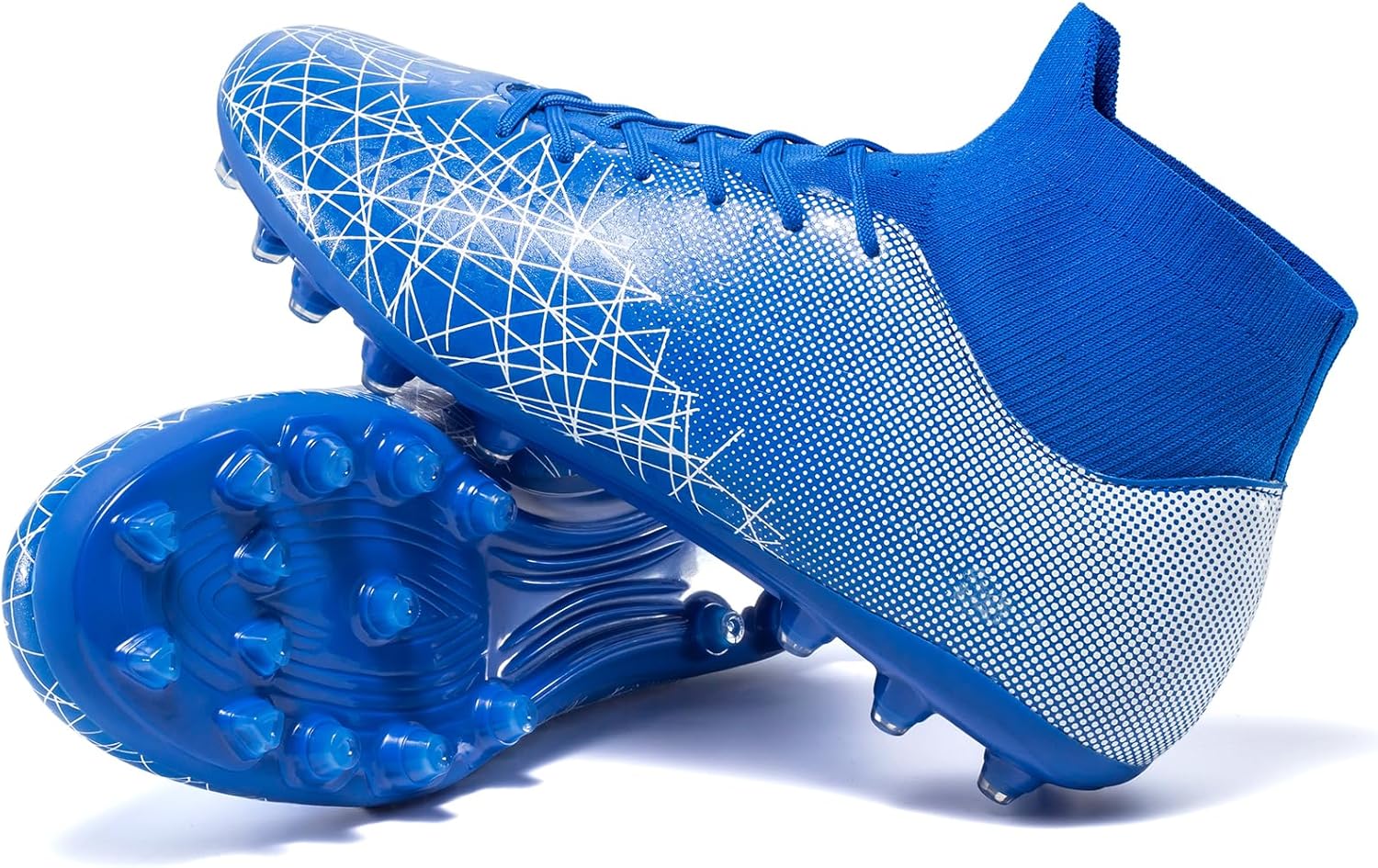 Unisex Adult Soccer Cleats Professional Soccer Shoes High-Tops Breathable Athletic Turf Outdoor Indoor Mens Spikes Shoes - Image 5