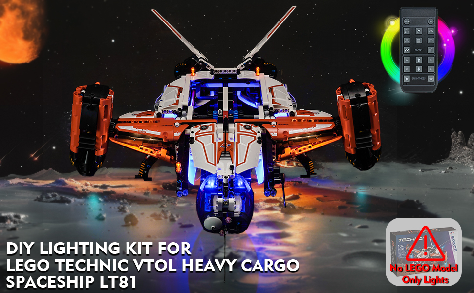 Amazon.com: BrickBling LED Lights for Lego Technic VTOL Heavy