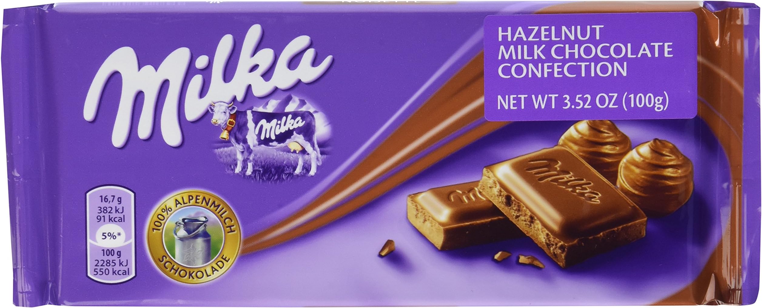 MilkaNoisette 100g (Pack of 3)
