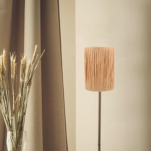 Miniatura 8 de Reemplazo de pantalla de lámpara de papel, pantalla de papel para lámpara de pie, lámpara de mesa, lámpara de noche, para sala de estar, estudio,