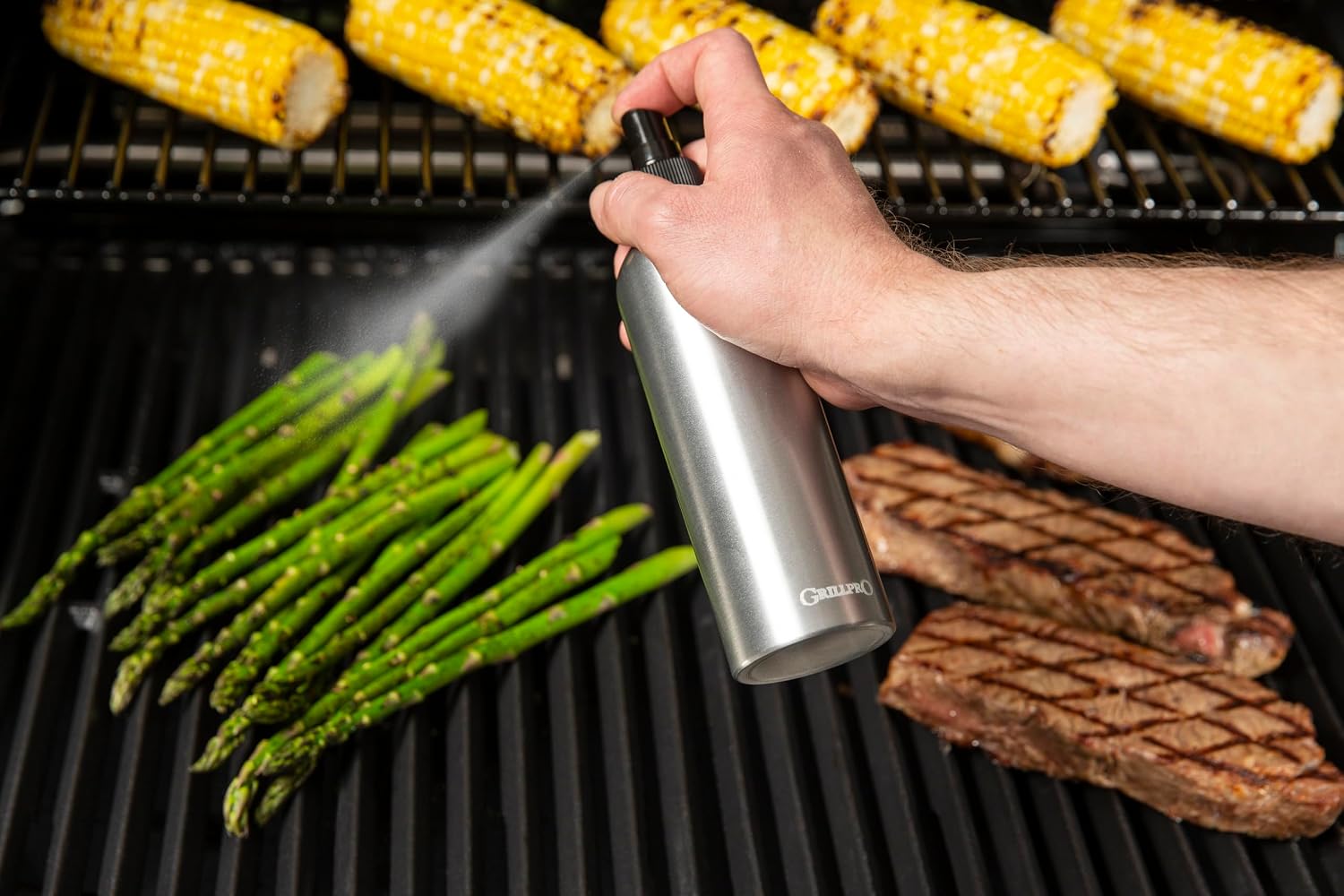 GrillPro 50945 Basting Oil Spritzer, Aluminum, 12 Oz. image 4