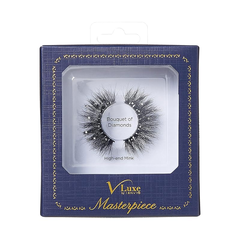 Cílios Postiços iENVY Masterpiece Mink com Strass Bouquet of Diamonds