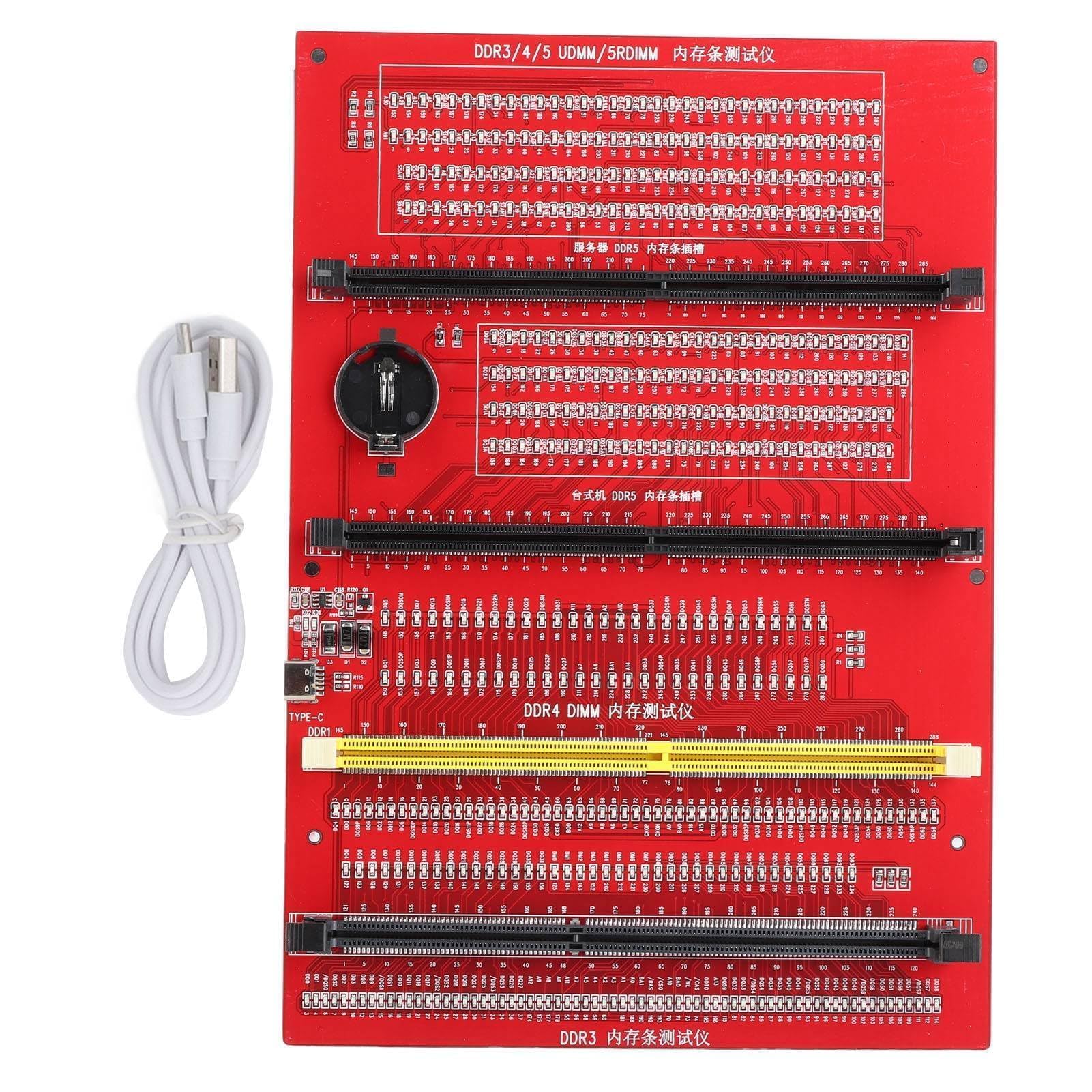 Headerbs Modulo RAM Memoria Server PC Desktop DDR3 DDR4 DDR5UDMM DDR5RDIMM Scheda Tester