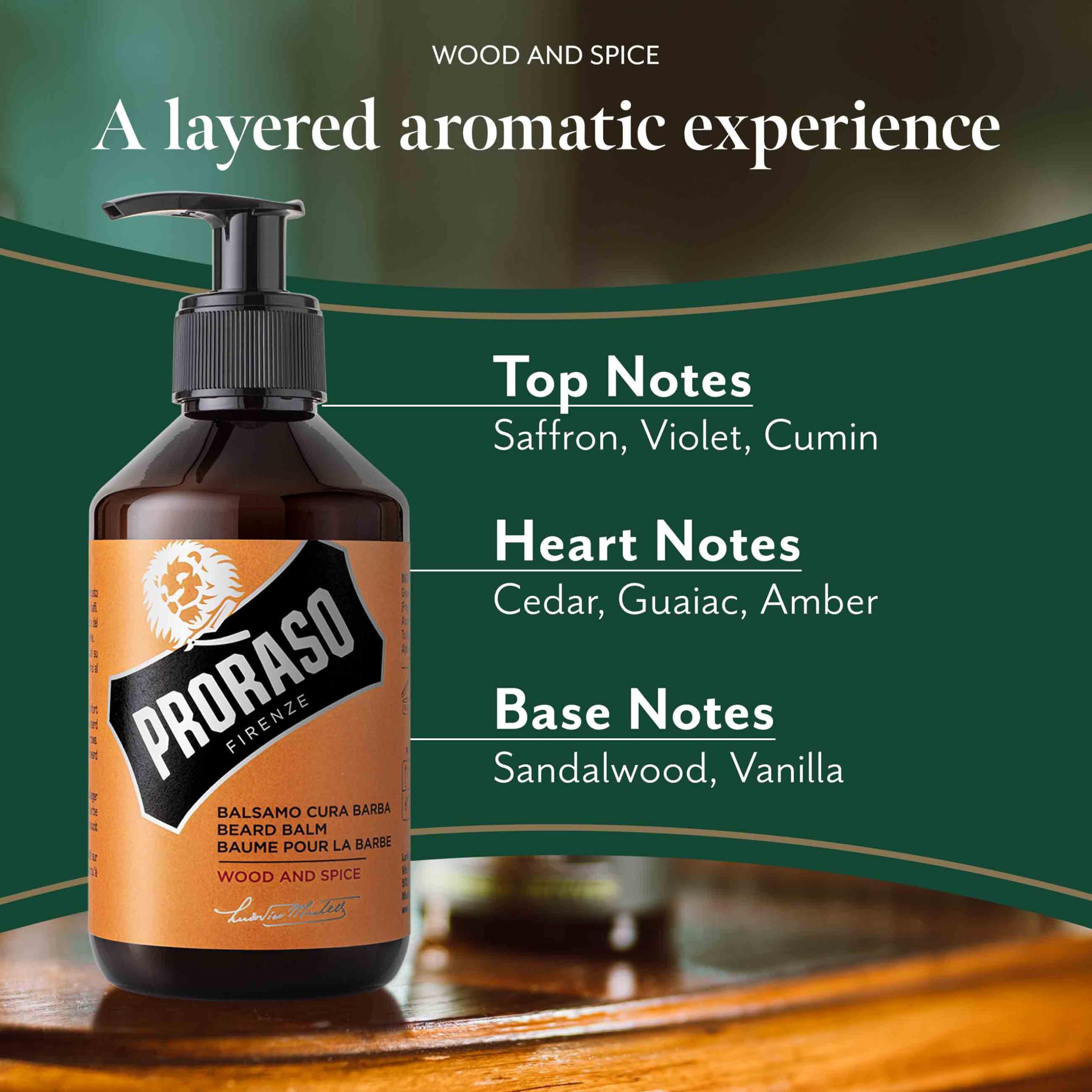NOVA ENGEL Wood And Spice Bálsamo Para Barba 300 Ml,