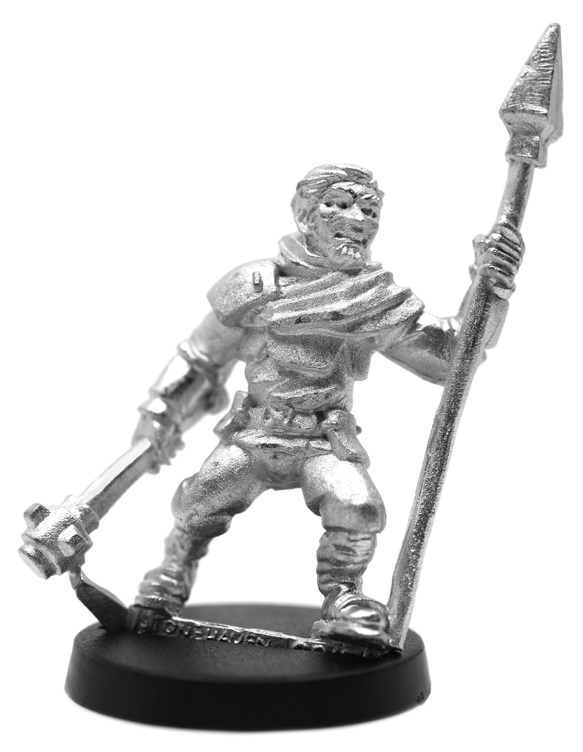 Stonehaven Male Human Guardsman Miniature Figure (for 28mm Scale Table Top War Games) - Made in US