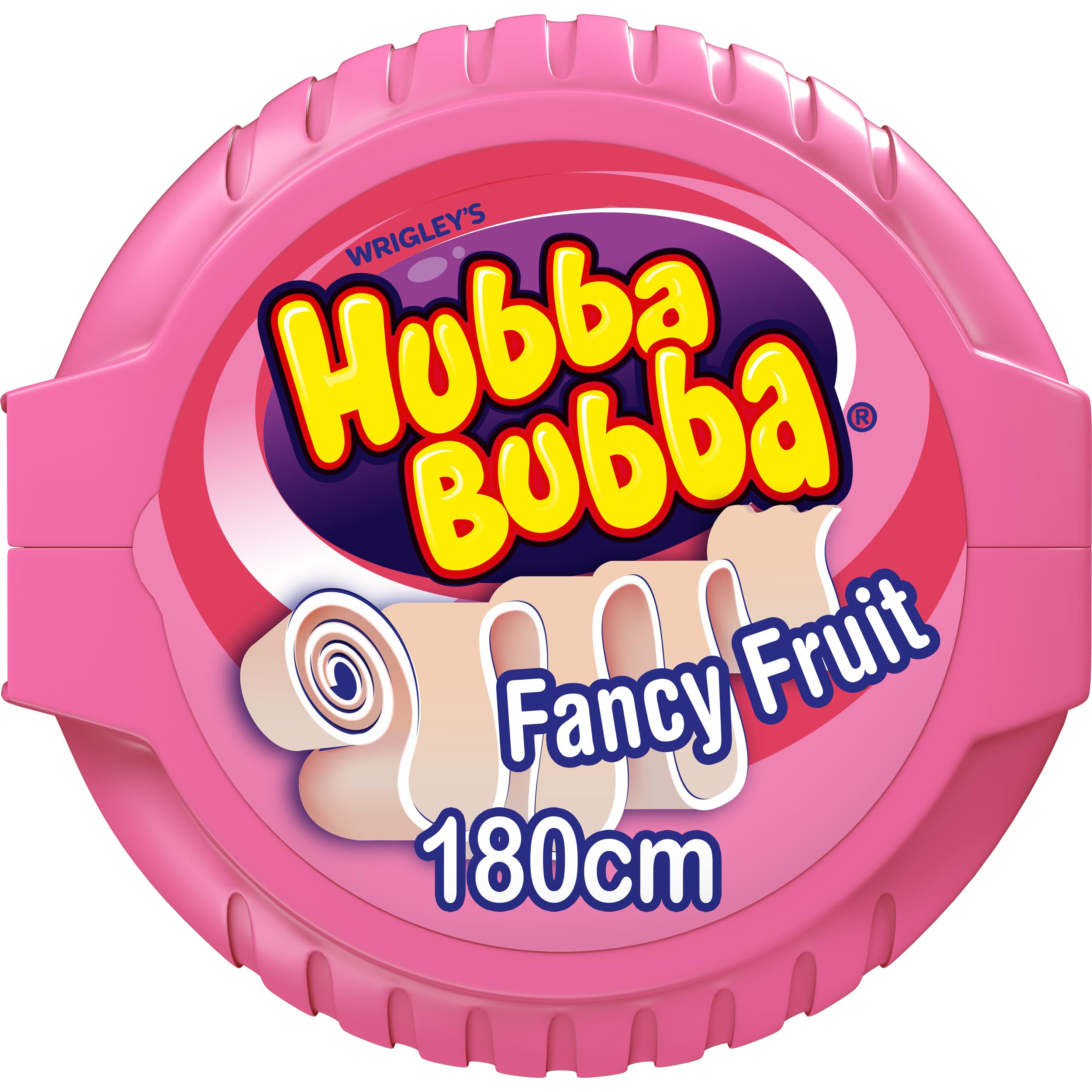HUBBA BUBBA Chewing Gum Rouleau Fancy Fruit Mega Long 12 x 180cm (Lot de 2)