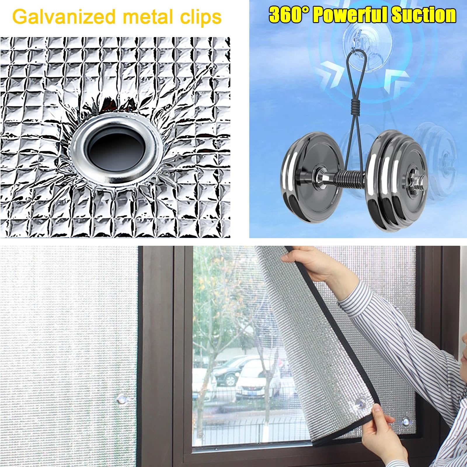 Película De Ventana Opaca Reflectante De Calor De Papel De Aluminio